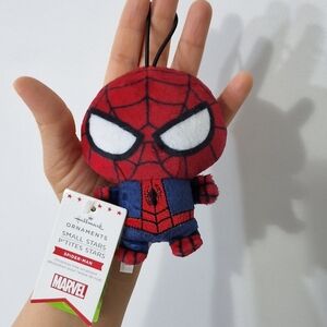 Hallmark Marvel Spider-Man Plush Fabric Christmas Ornament, New With Tag